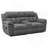 Charcoal Upholstered Motion Loveseat