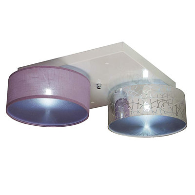 Pulley Fabric Semi Flush Mount