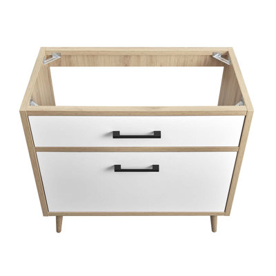 Modway 35" Single Bathroom Vanity Base Only in Tan