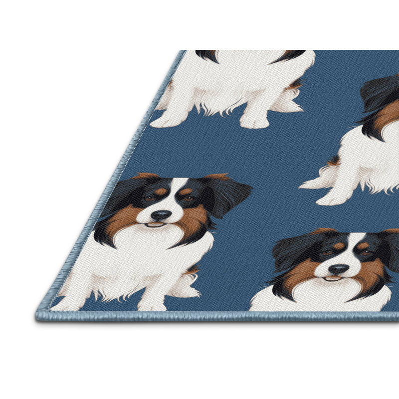  Tapis lavable pour chiens Stabyhoun, Rond 8 pi
