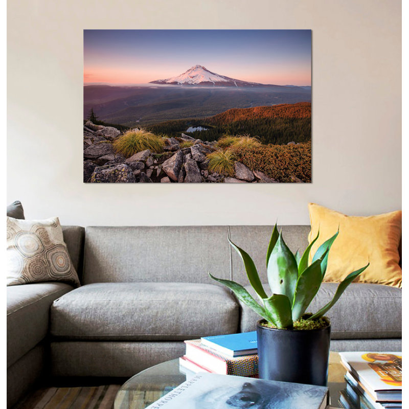 «Royaume du Mont Mount Hood, Oregon», reproduction de photo sur toile, H 8 po x l 12 po x P 0,75 po, Toile tendue