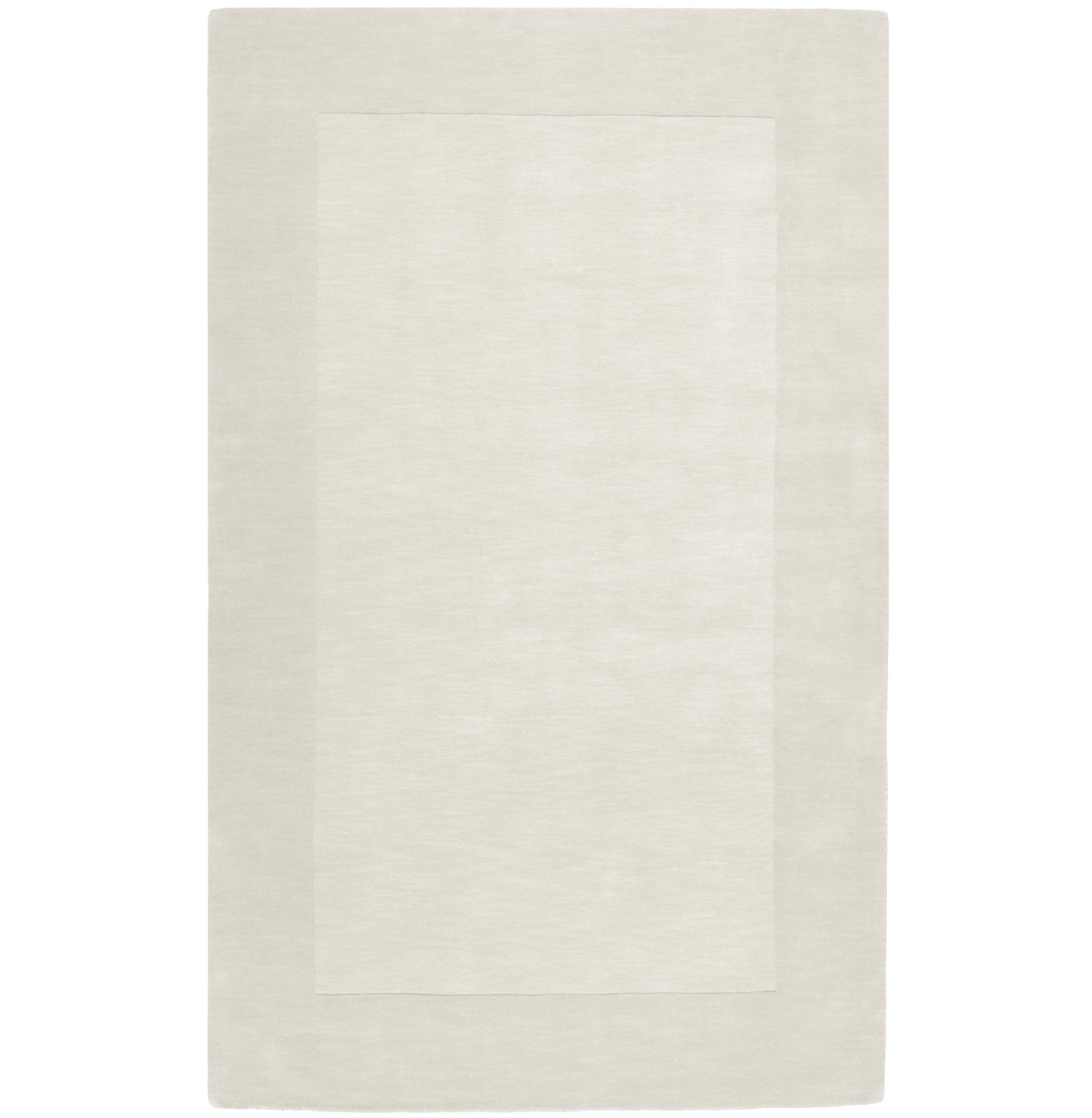 Dolma Cream Khaki Hand-Loomed Rug, Rectangle 2' x 3'