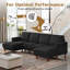 4 Seater Corduroy Sofa & Chaise-1306249389