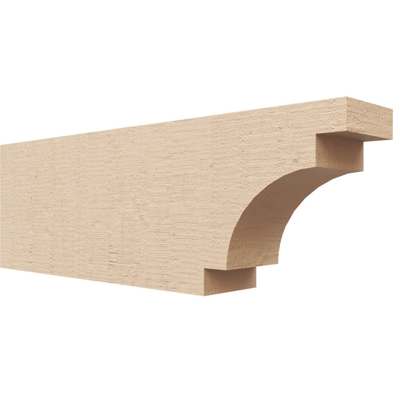 Bois de méditerranée TimberThane Ra partier, brun clair apprêté, H 8 po x l 24 po x P 4 po