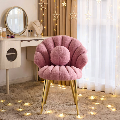 Elizabeth Shell-Shaped Vanity Chair