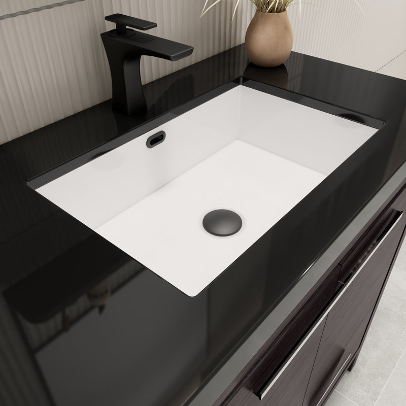 Ensemble de meuble-lavabo simple 36 po Enville, Chêne noir gris