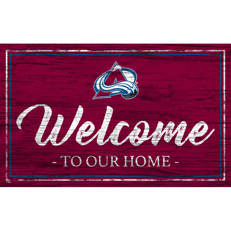 Industrial Wall Decor, Colorado Avalanche