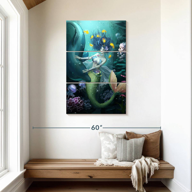 Kelan Mermaid Classic, 45" H x 28" W