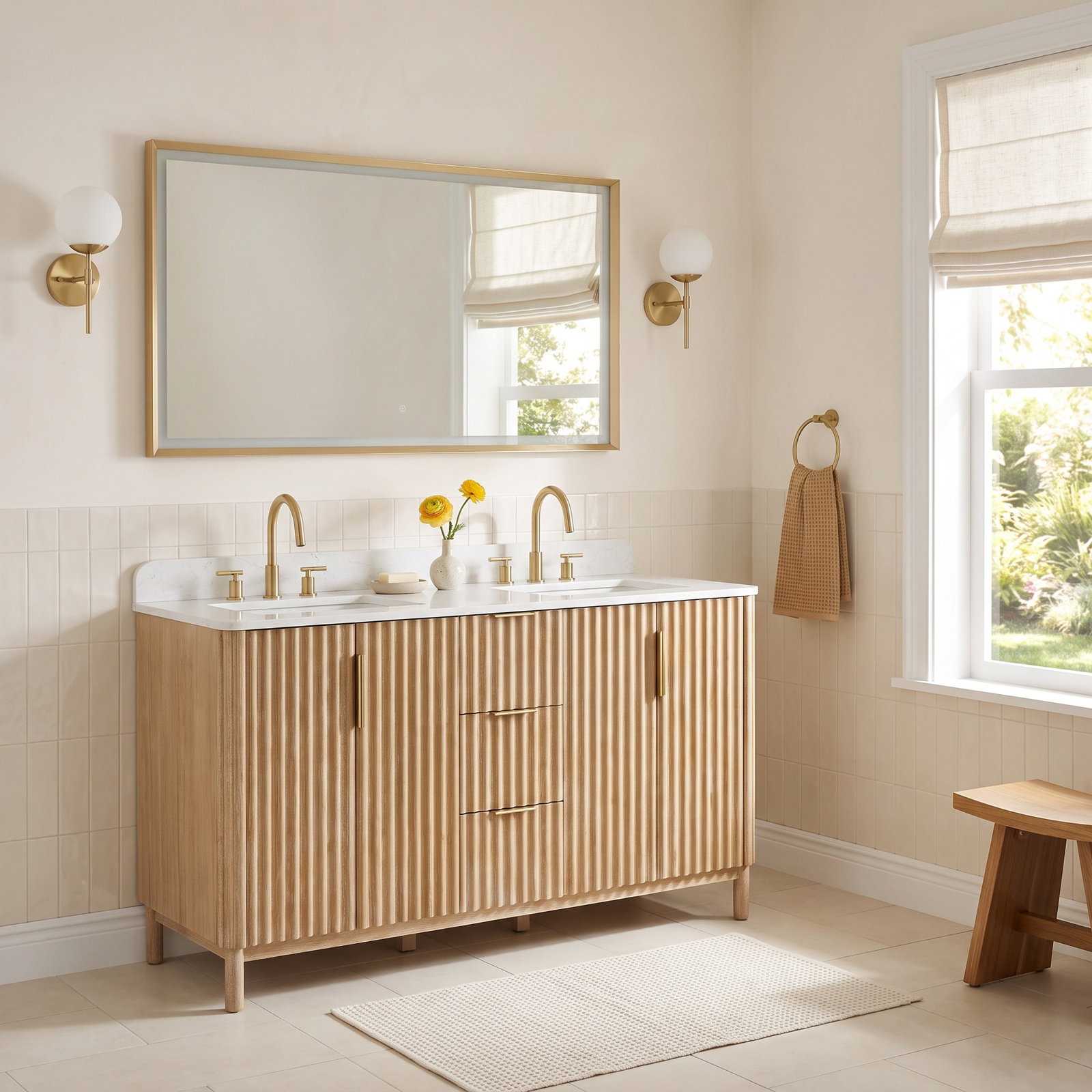 Siena 60" Double Bathroom Vanity