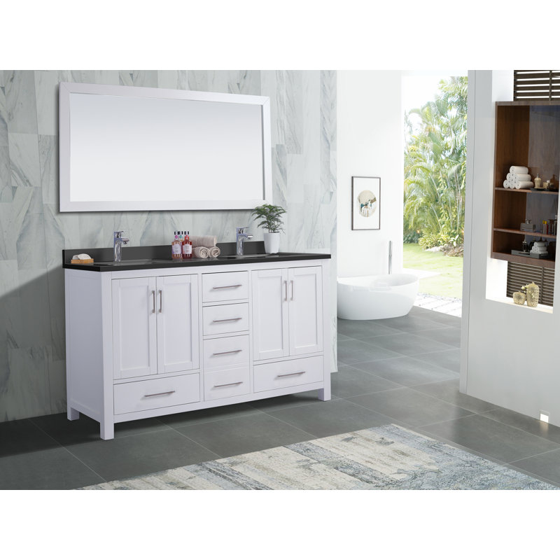 Ensemble de meuble-lavabo double 61 po Gordan