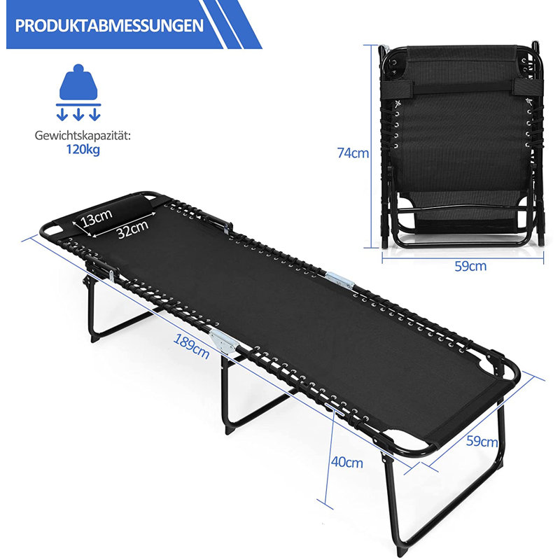 Ajeya Adjustable Garden Lounger