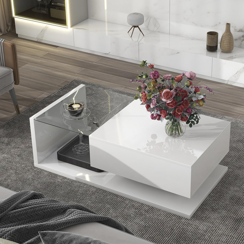 Table basse Modern, Blanc