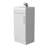 White 1-Door Vanity Sink