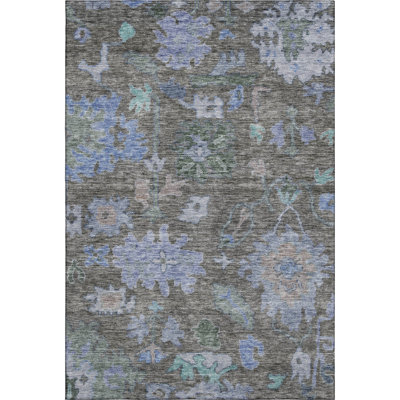 Premium Machine Washable Konopka AMF1108 Global Rug