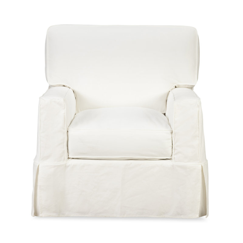 Fauteuil Taylor, Bayou toile lavable blanc cassé