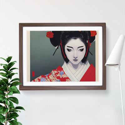 Spellbinding Geisha - Framed Print