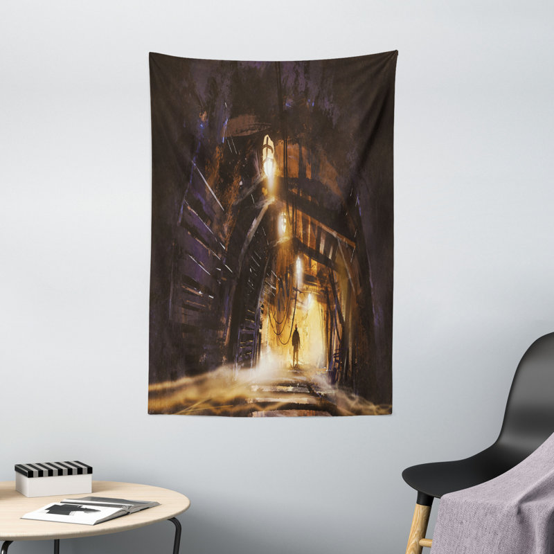 Tapisserie fantaisie en polyester, H 60 po x l 40 po