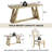 6 - Person Double Pedestal Dining Set-953657728-953657729-953657730