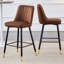Tabouret de bar en suède
