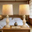 Ensemble de 2 lampes de table avec abat-jour en lin Seealle Farmhouse