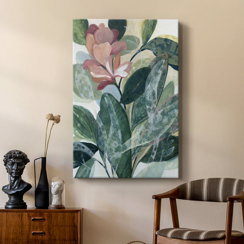 Jardins luxuriants - galerie Cavas sur mesure, H 60 po x l 40 po