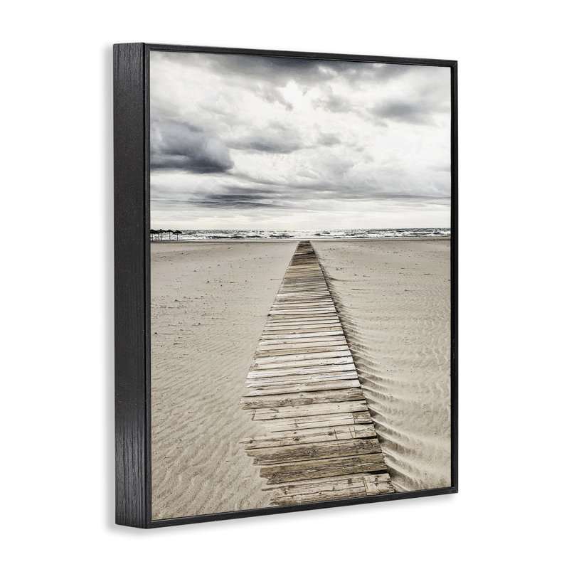 Sable couvert de sable, estampe numérique encadrée par Incado, H 30 po x l 24 po, Giclée encadrée noir minuit