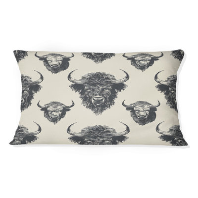 Coussin ivoire ivoire Buffalo