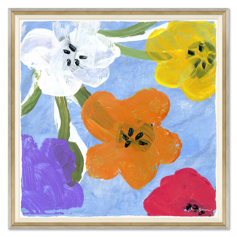 Fanciful Art - Sky Blue Print by Dana Gibson Soicher Marin