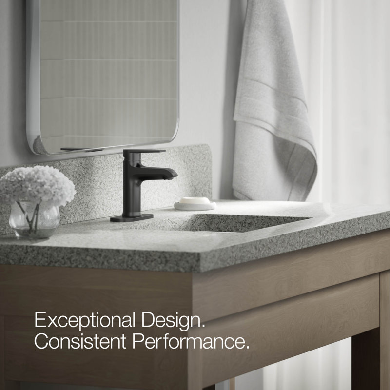 Hint Single-Handle Bathroom Sink Faucet, 1.2 Gpm, Black