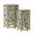 Amelee Iron Top End Table Set