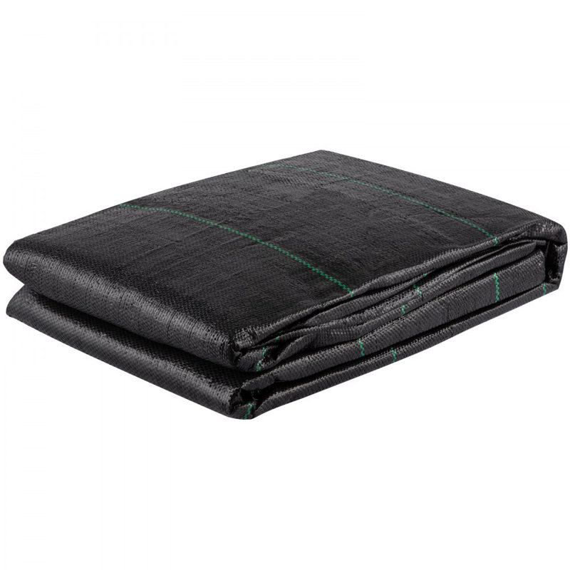 Tissu géotextile, tissu de drainage en PP tissé 3,5 oz avec traction 600 lb, H 360 po x l 150 po x P 0,1 po