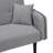 Folding Ottoman Sofa Bed With Stereo (Gray)
