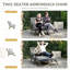 Chaise d'extérieur à haut dossier Mixed Grey