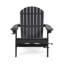  Chaise de patio pliante Adirondack avec porte-gobelets intégrés et chaise longue résistante aux intempéries-1212131554