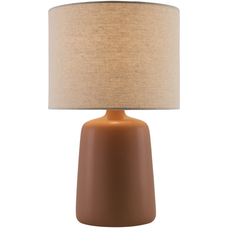 Pramit Accent Table Lamp, Red