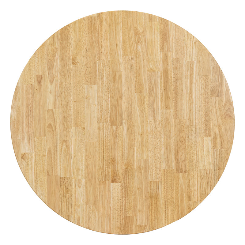Plateau de table rond Rosy, Naturel