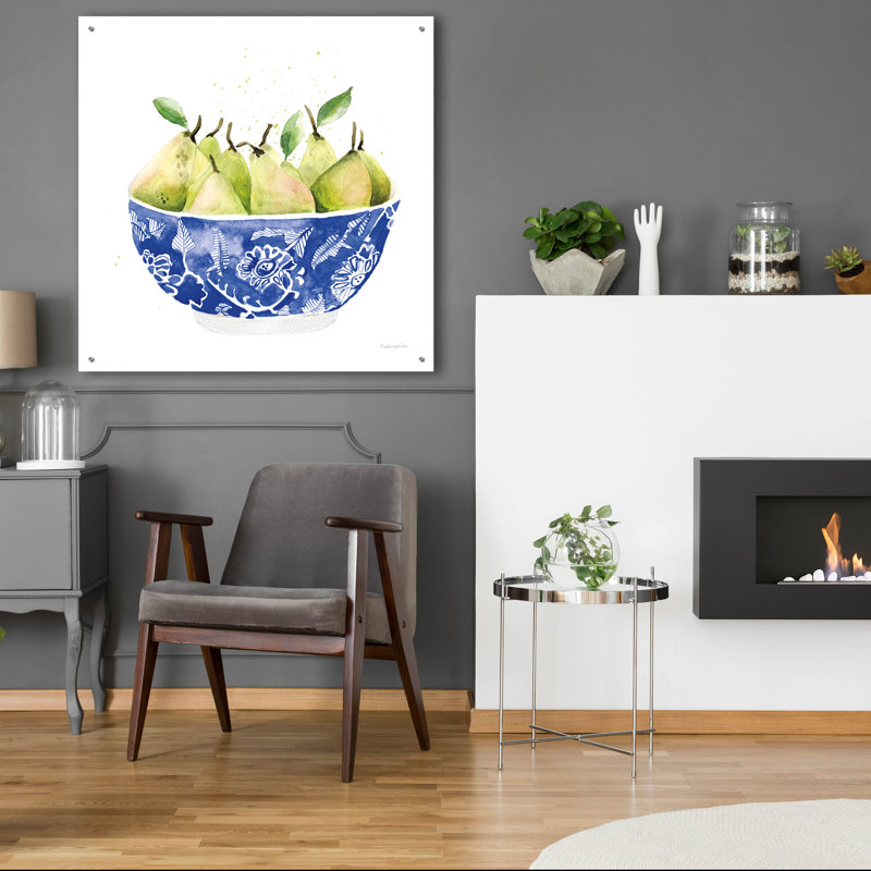 «August Elegant Fruit 1» par Augusta Lopez, H 36 po x l 36 po x P 0,2 po