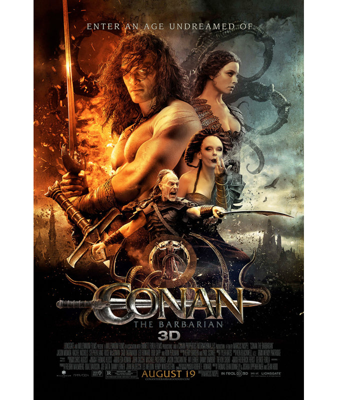 Conan the Barbarian, 40" H x 27" W