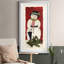 Bonhomme de neige I - cadre photo, reproduction d'art-873409644-873409634