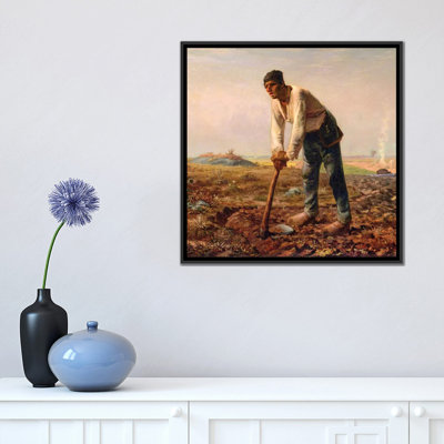 «Man with a Hoe c1860-62», reproduction sur toile