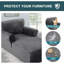 Fauteuil double en velours