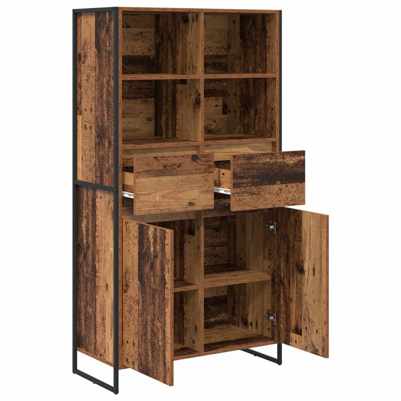 81cm Sideboard, Old Wood