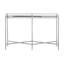 120cm Glass Top Console Table