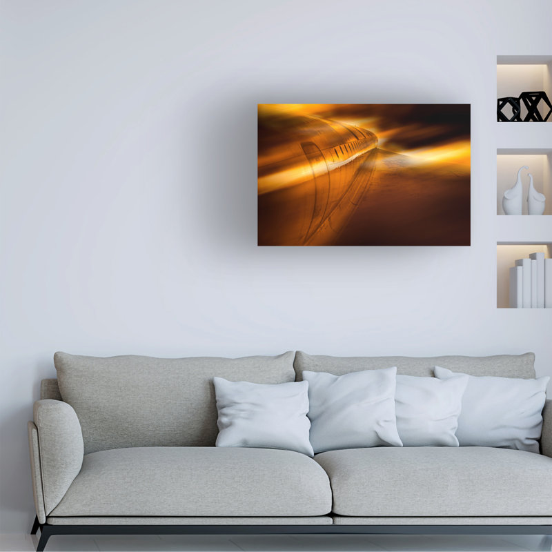 Art sur toile par Stefan Kierek, H 12 po x l 19 po