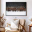 Impression sur toile, "Deer Escape"-776696