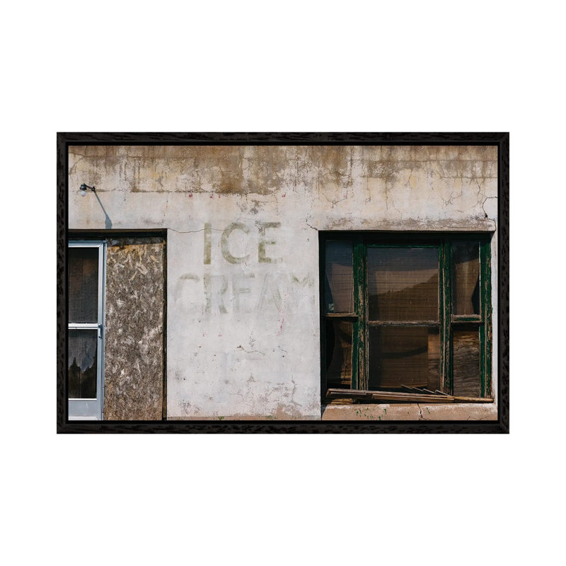New Mexico Ice Cream III by Bethany Young - Print on Canvas, 45.72cm H x 66.04cm W x 3.81cm D, Black Framed