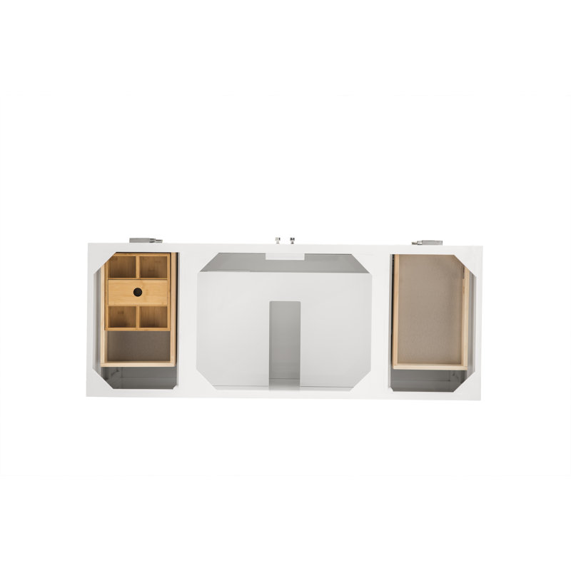 Addison 60'' W Single Bathroom Vanity Base, Glossy White
