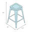 Tabouret de comptoir pivotant 25 po Bettee-1378373129