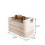 47.24"Beige jewelry display cabinet storage cabinet