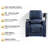 Haiylee Zero Gravity Home Theater Seating Top Grain Leather Recliner Sofa Power Headrest Footrest -1501469625